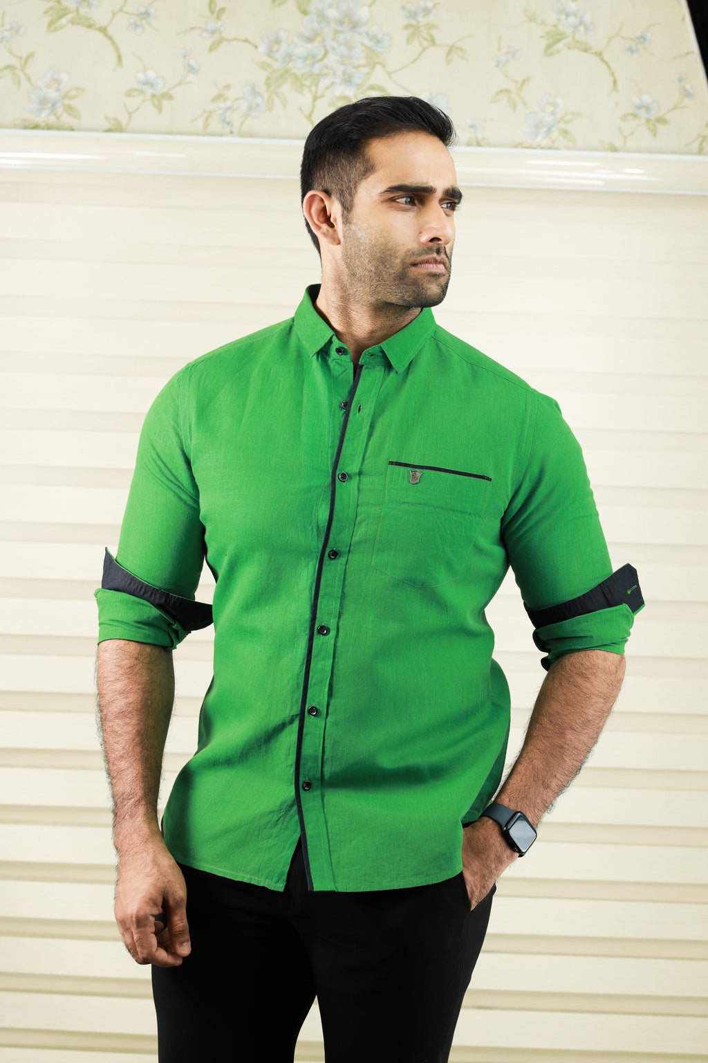 kkgarment Men Solid Casual Dark Green Shirt - Buy kkgarment Men Solid  Casual Dark Green Shirt Online at Best Prices in India | Flipkart.com